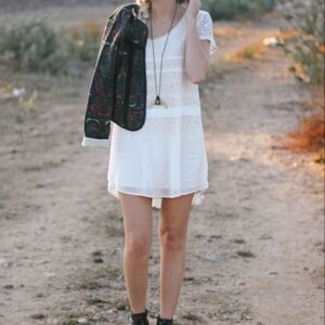 Anthropologie Lace Tunic Top